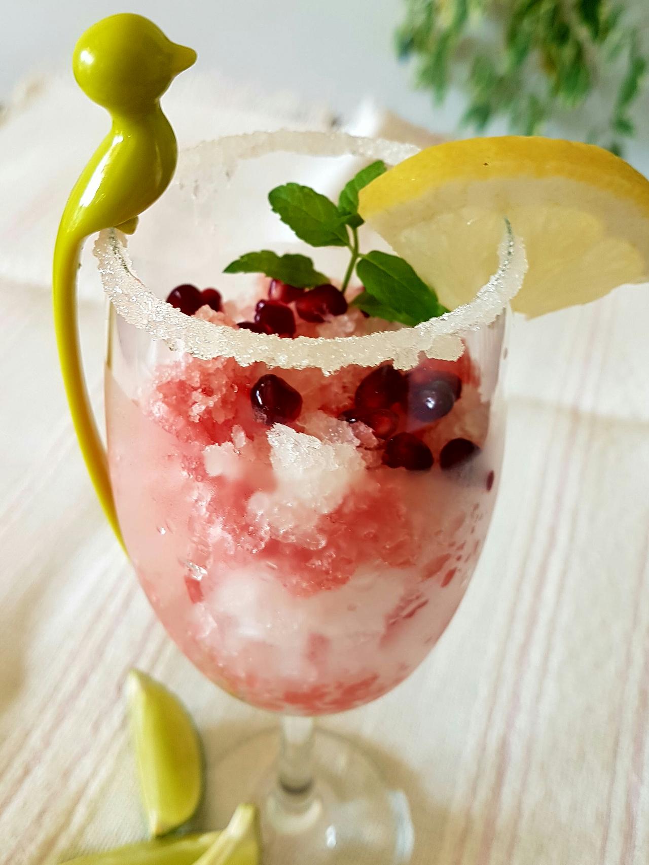 granita cytrynowa i arbuzowa mix