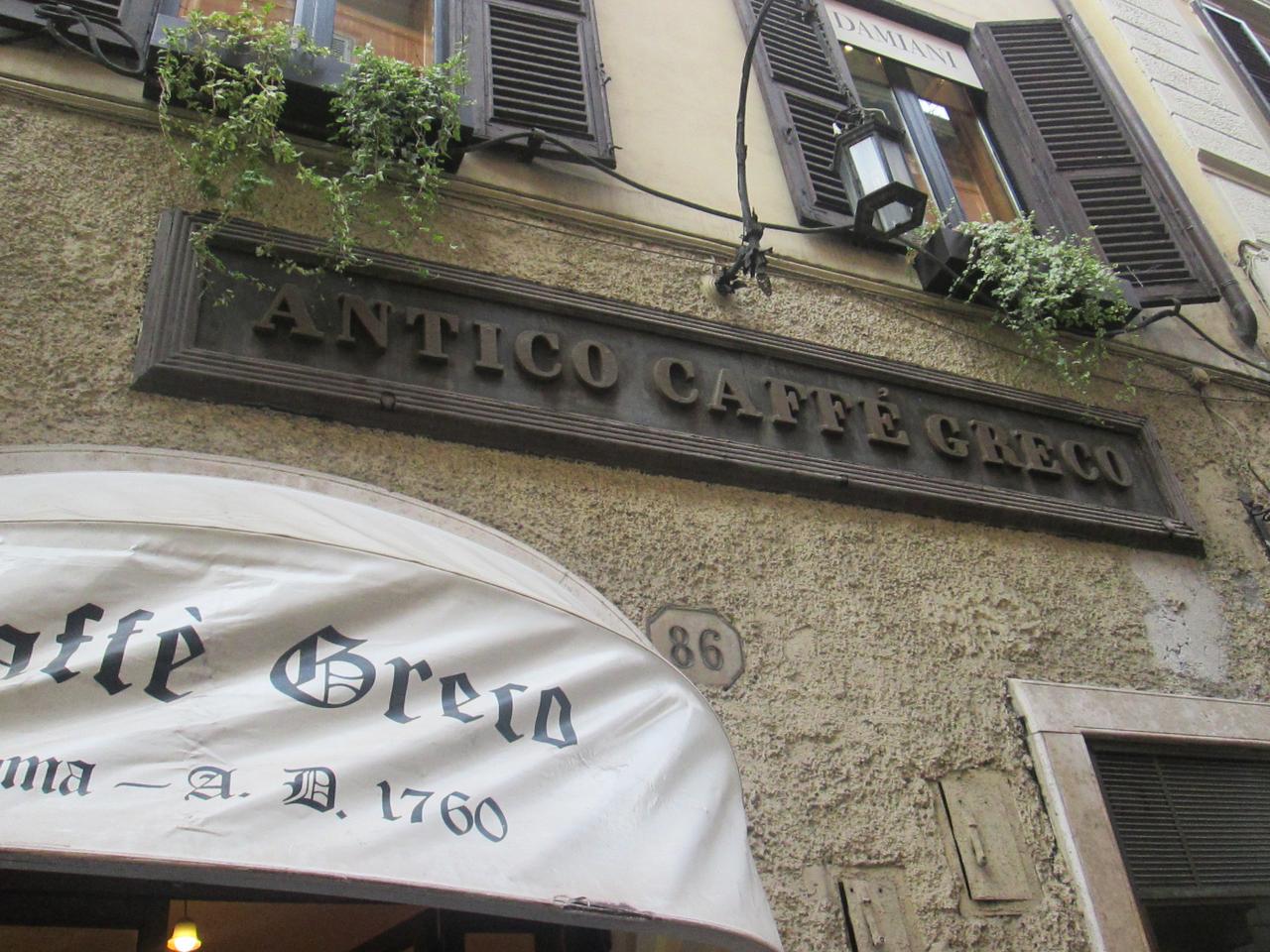 cafe greco Rzym