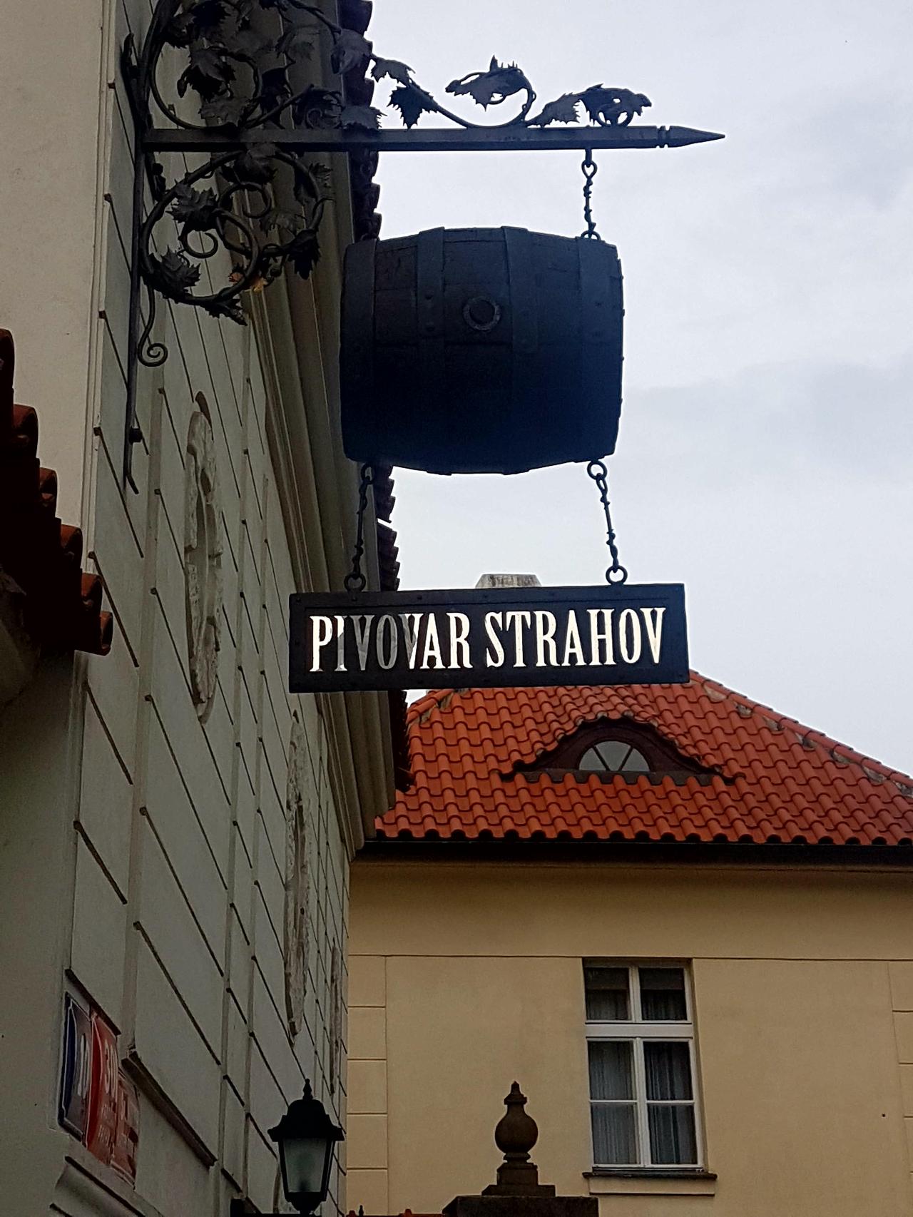 Piwo strahov Praga czeska