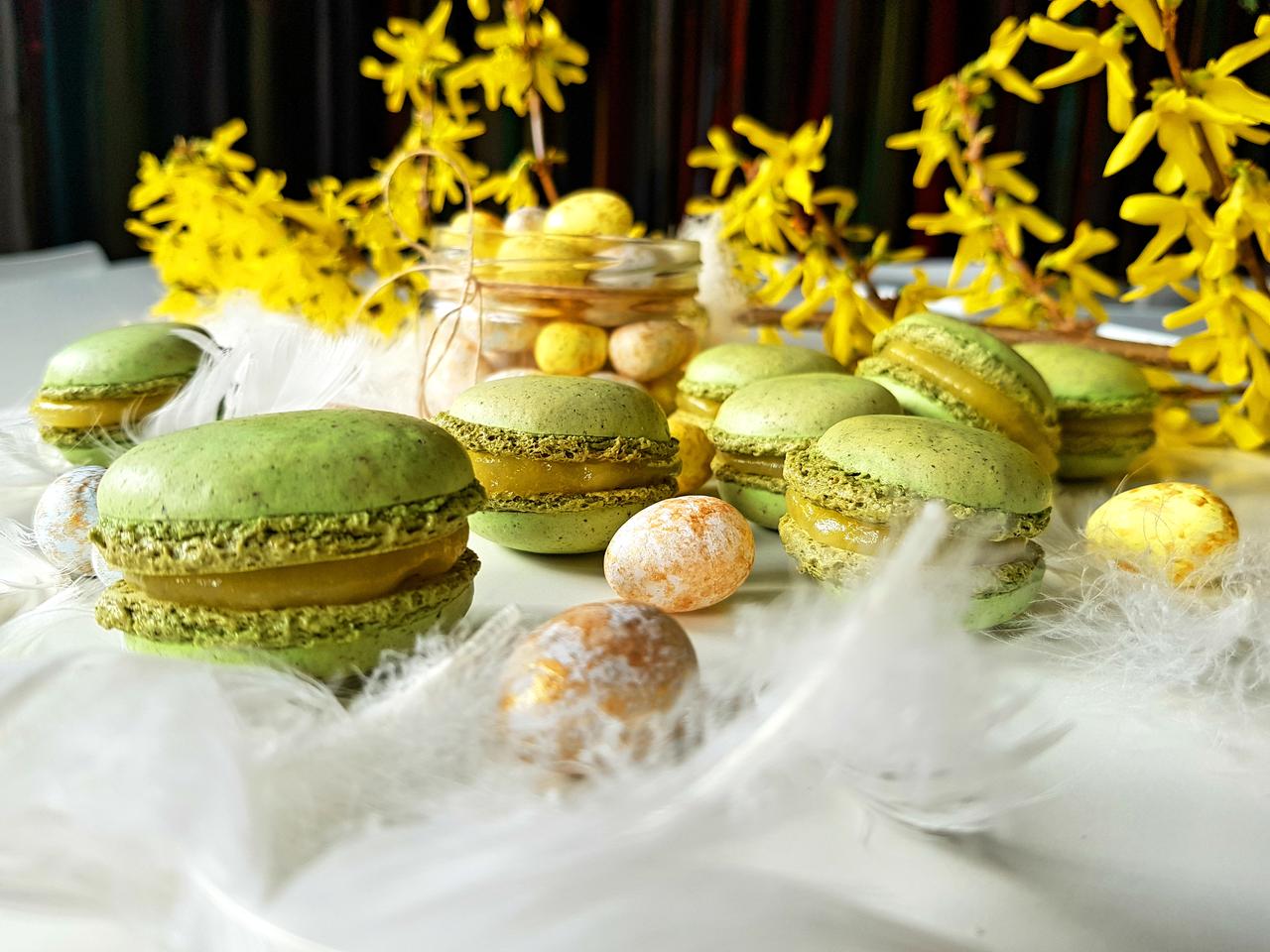 makaroniki pistacjowe